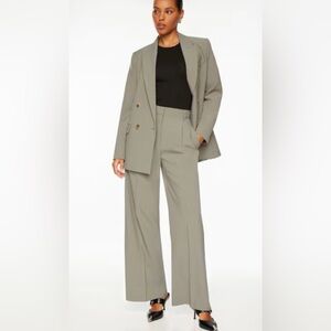 Dynamite Women's Wide Leg Pantsuit in Gray